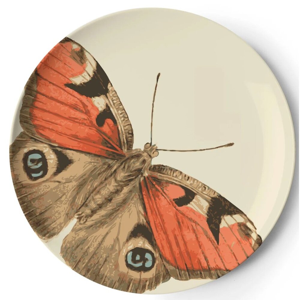 Thomas Paul Metamorphosis Butterfly Side Plates (#1) set of 4 - Picture 4 of 6